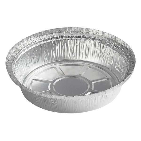 ALUMINIUM BAKING CONTAINER ROUND 9″