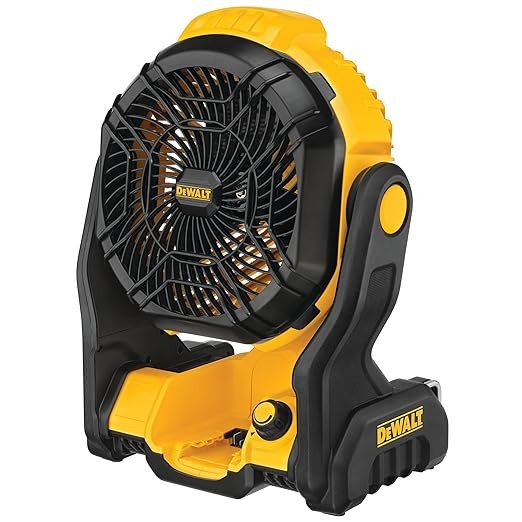 DEWALT 20V MAX Jobsite Fan, Cordless, Portable, Bare Tool Only (DCE512B)