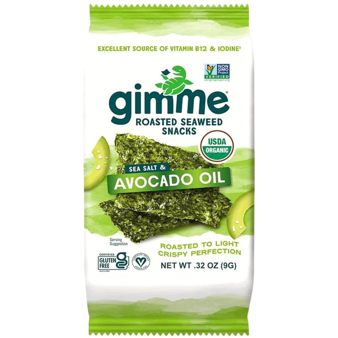 GIMME SEAWEED SNACK AVOCADO 0.32oz