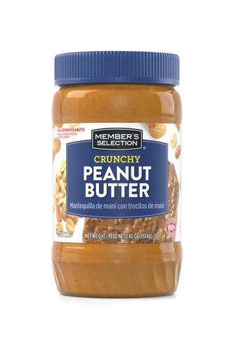 Member's Selection Crunchy Peanut Butter 1.13 kg / 2.5 lb