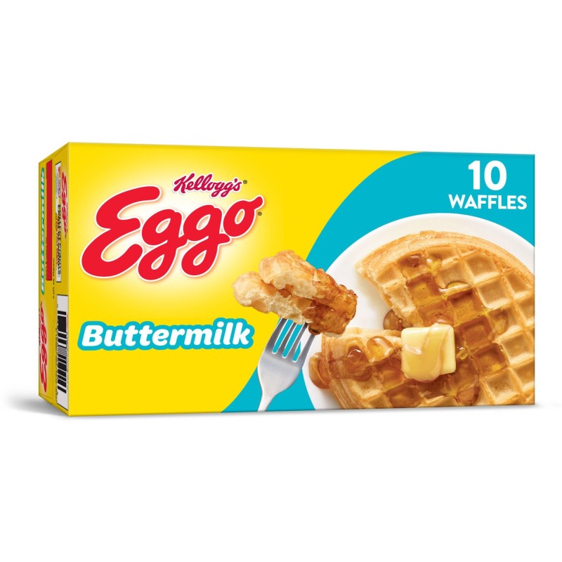 KELLOGG`S EGGO WAFFLE BUTTERMILK 348g