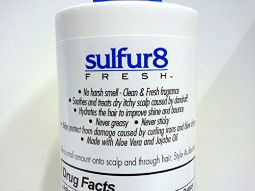 Sulfur 8 Fresh Medicated Anti-Dandruff Moisturizing Hair Lotion 12Fl