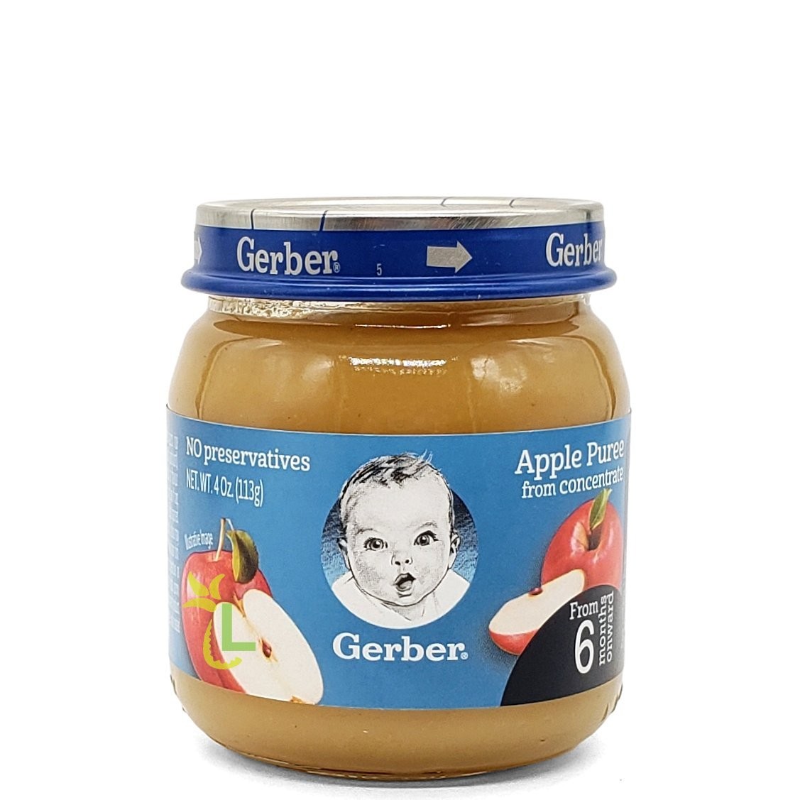 GERBER PUREE APPLE 113g