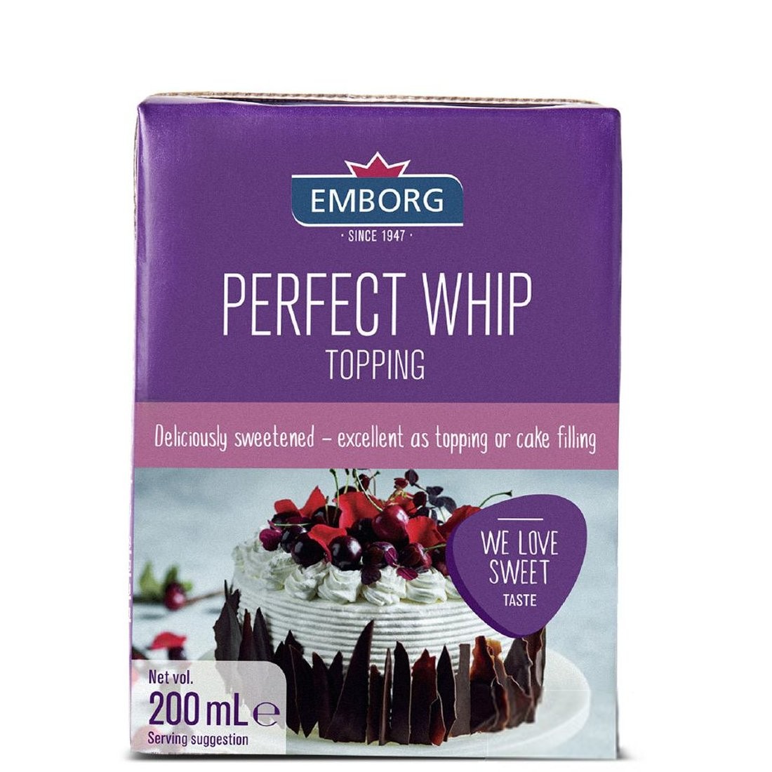 EMBORG PERFECT WHIP TOPPING 200ml