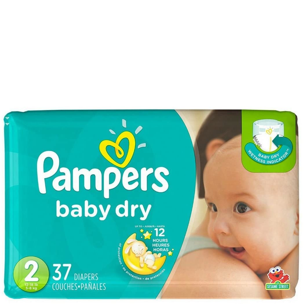 PAMPERS BABY DRY JUMBO #2 37s