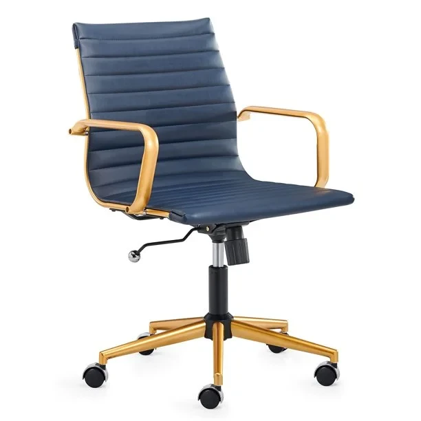 CAROCC MidBack Chair Gold & Blue