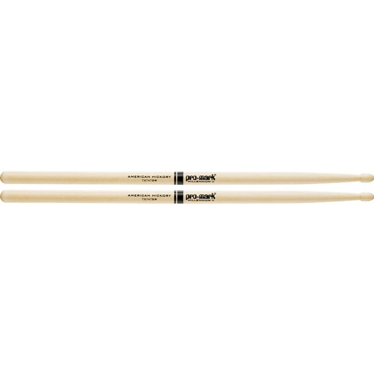 PROMARK American Hickory Drumsticks Wood TX747BW