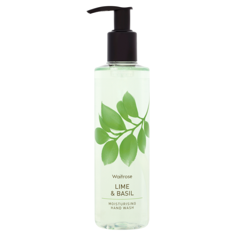 WAITROSE HAND WASH LIME BASIL 250ml