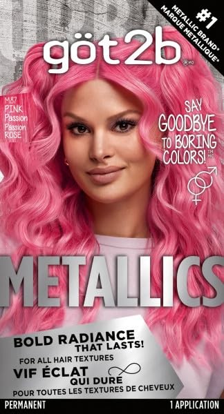 Got2b Metallics Permanent Hair Color Pink Passion