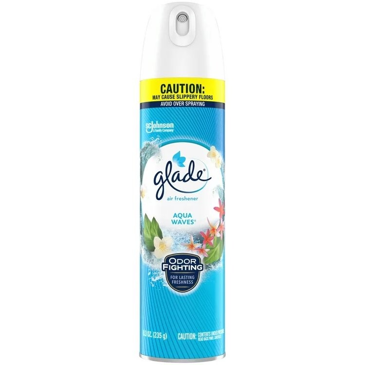 GLADE SPRAY AQUA WAVES 8.3oz