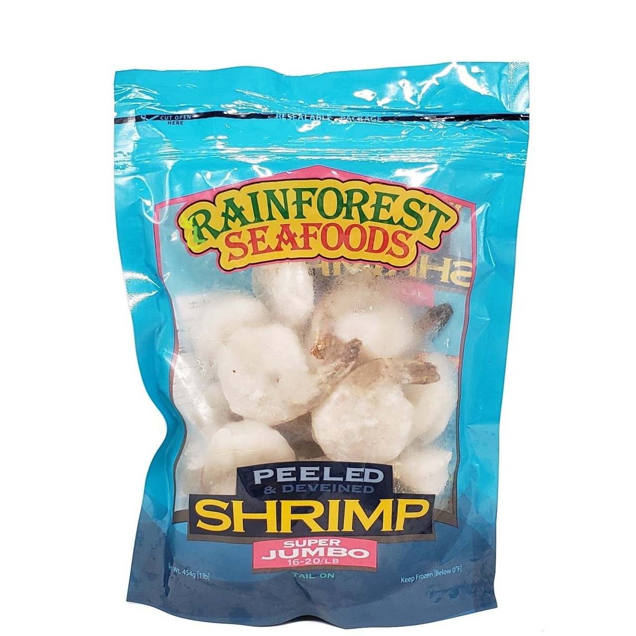 RAINFOREST SHRIMP SPR JUM 16-20 P&D 16oz