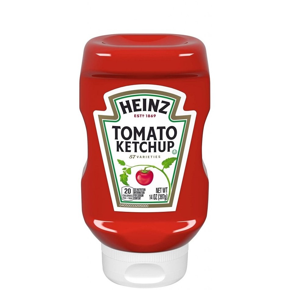 HEINZ TOMATO KETCHUP SQUEEZE 14oz