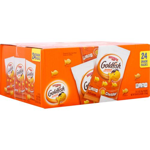 Pepperidge Farm Cheddar Cheese Goldfish Crackers 24 Units / 1.5 oz / 43 g