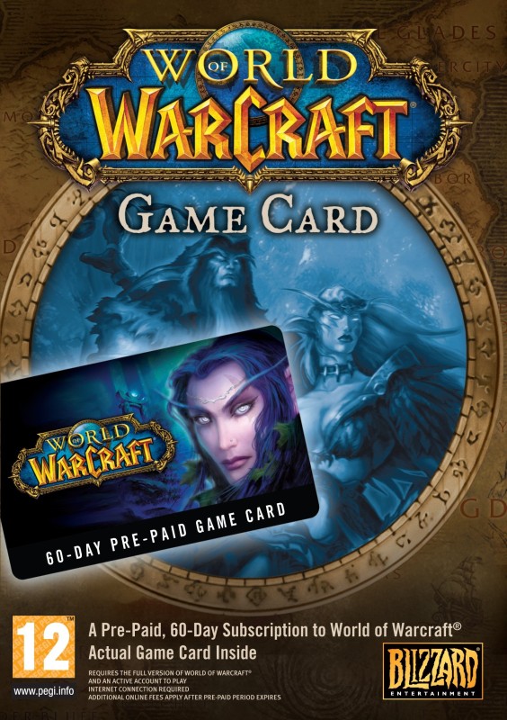 World of Warcraft 60 Day PrePaid Time Card - USA Servers