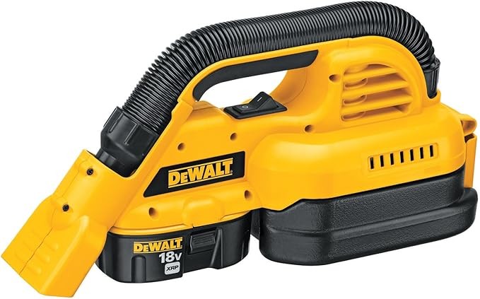 DEWALT 20V MAX Hand Vacuum, Cordless, for Wet or Dry Surfaces, 1/2-Gallon Tank, Washable Filter, Portable, Bare Tool Only (DCV517B)