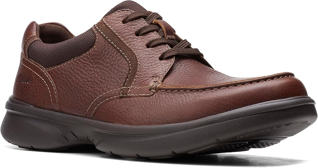 Clarks Mens Bradley Vibe : Tan Tumbled