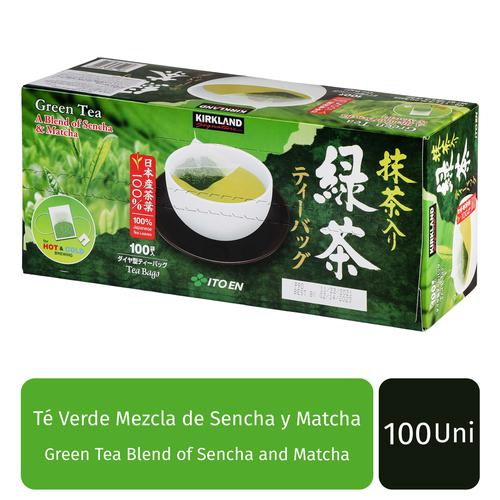 Kirkland Signature Green Tea Blend of Sencha & Matcha 100 Units