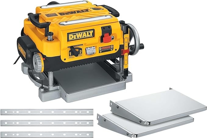 DEWALT Thickness Planer, Two Speed, 13-inch, 15 Amp, 20,000 RPM Motor (DW735X)