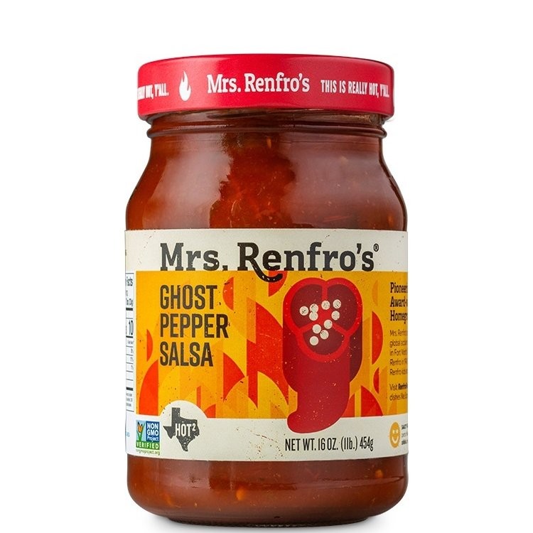 MRS RENFROS SALSA GHOST PEPPER 16oz