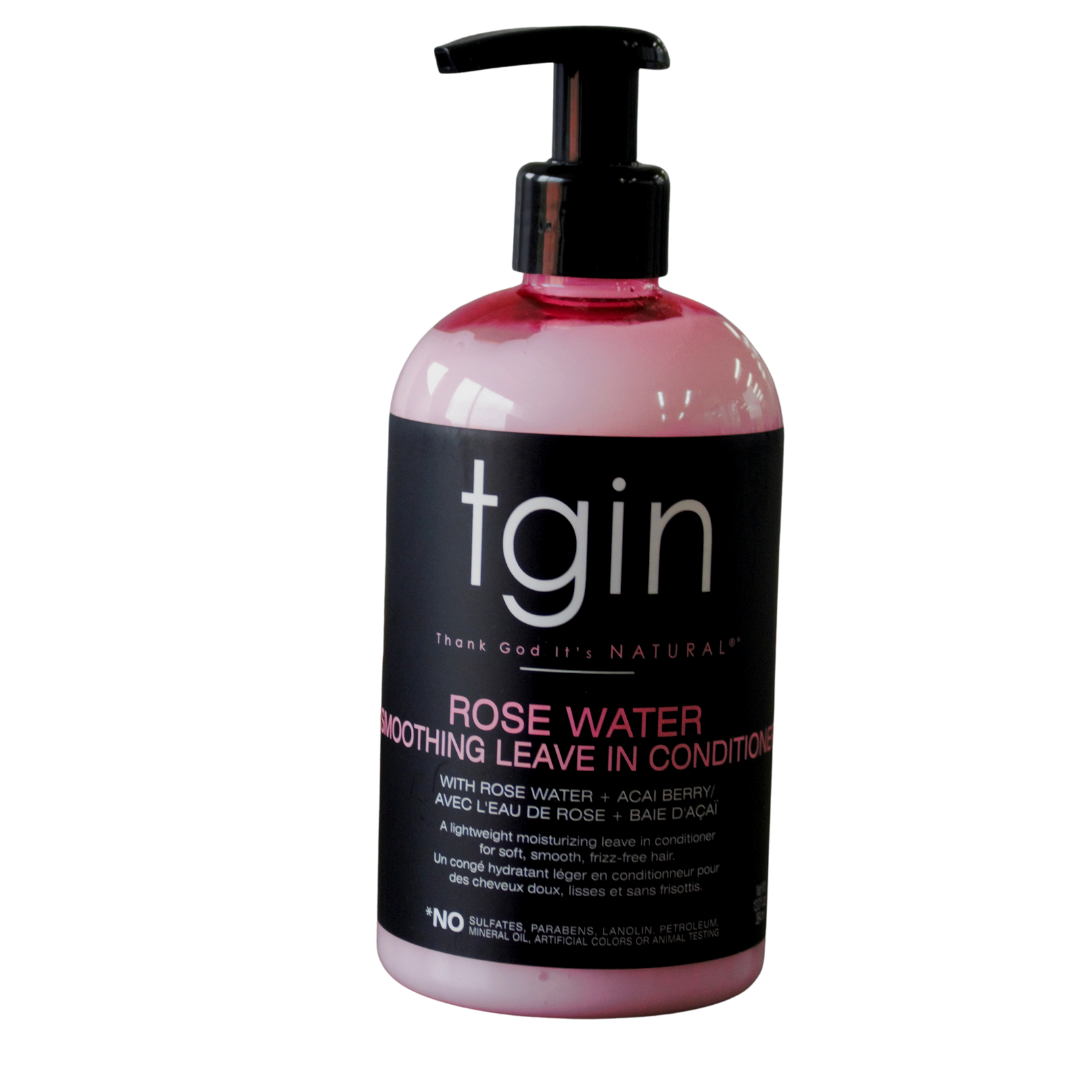 TGIN Rose Water Soothing Leave-In Conditioner, 13 oz