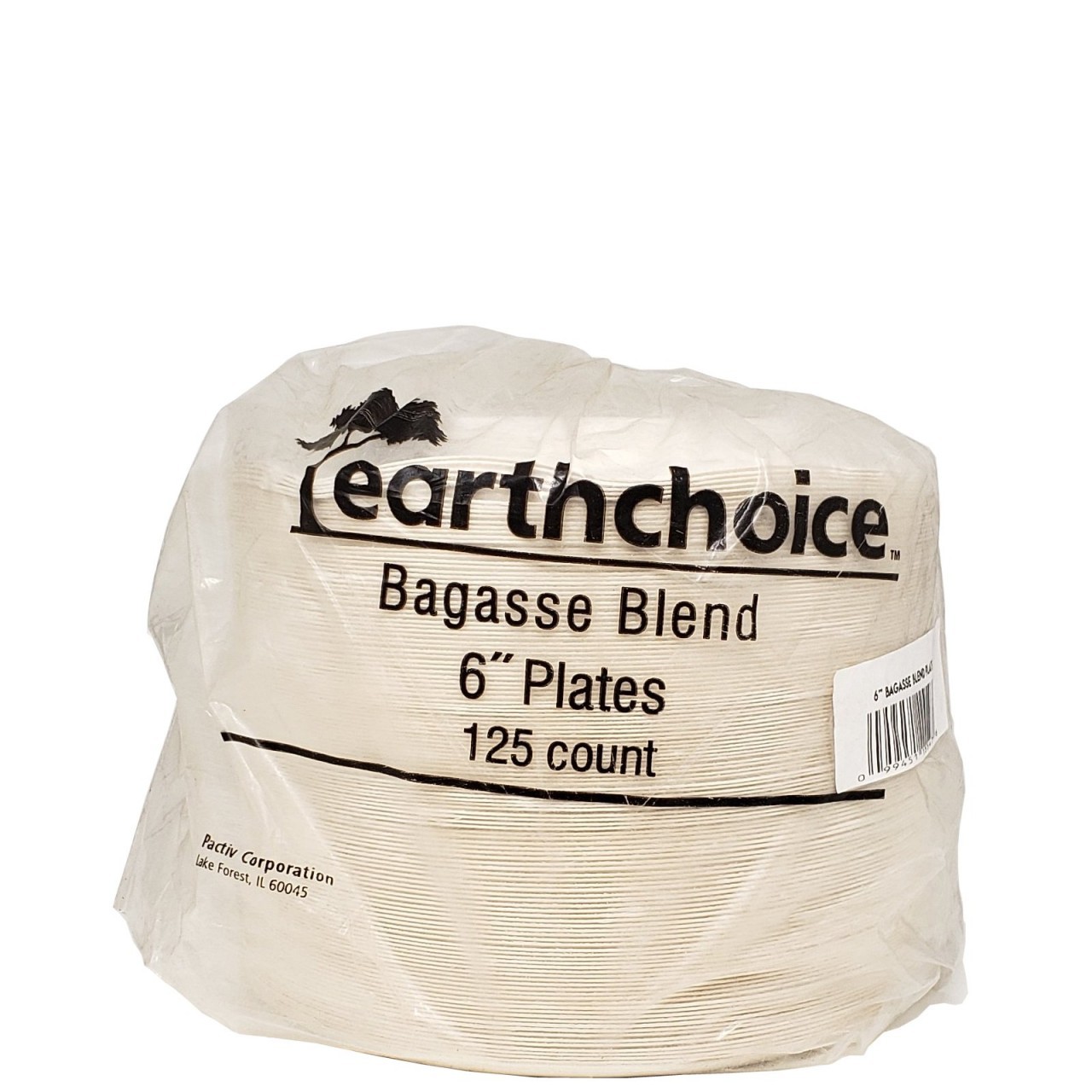 EARTH CHOICE BAGASE BLEND PLATE 6in 125c