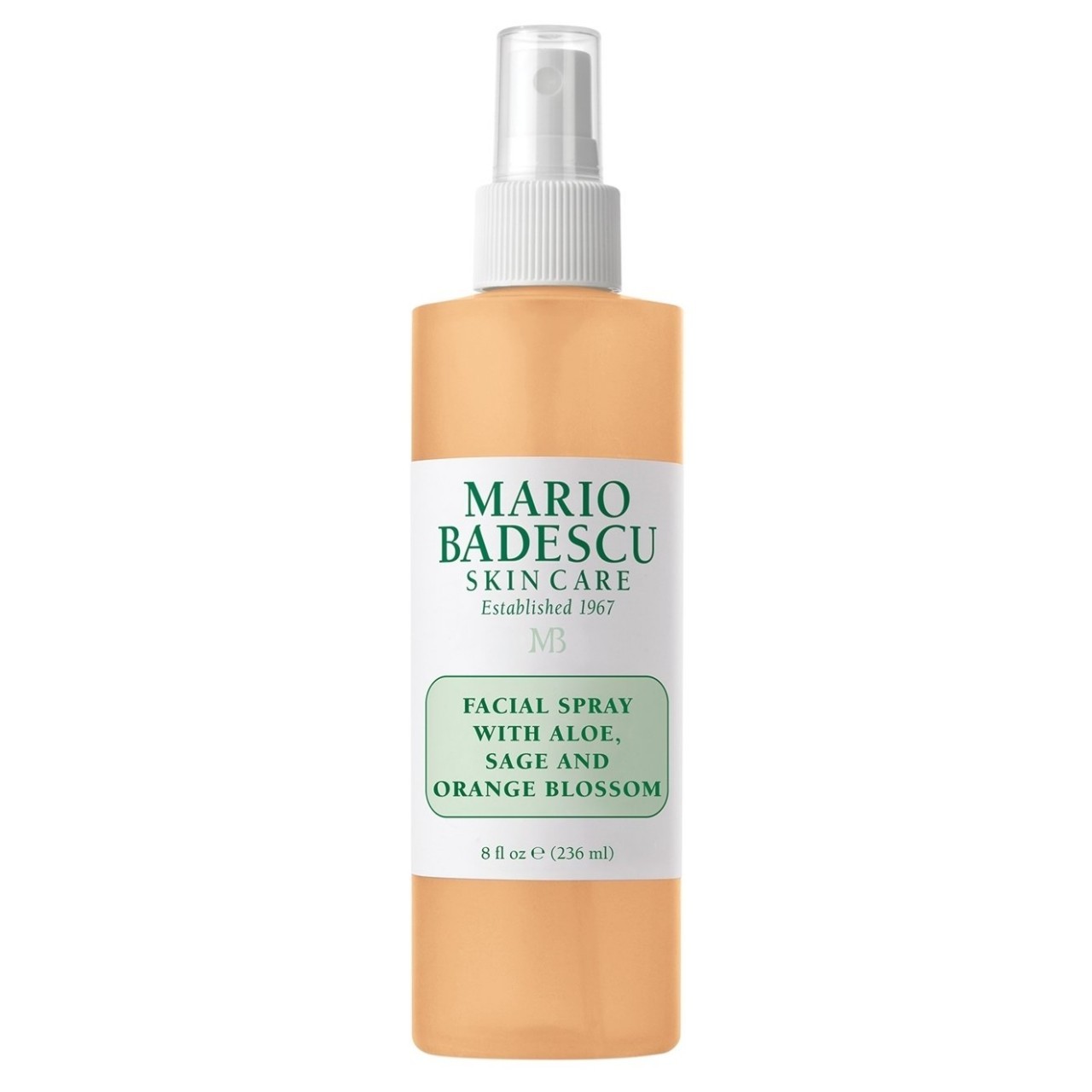 Mario Badescu Skin Care Facial Spray with Aloe, Sage and Orange Blossom- 8oz.