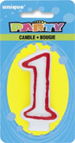 Unique Dlxe Number Candle #1