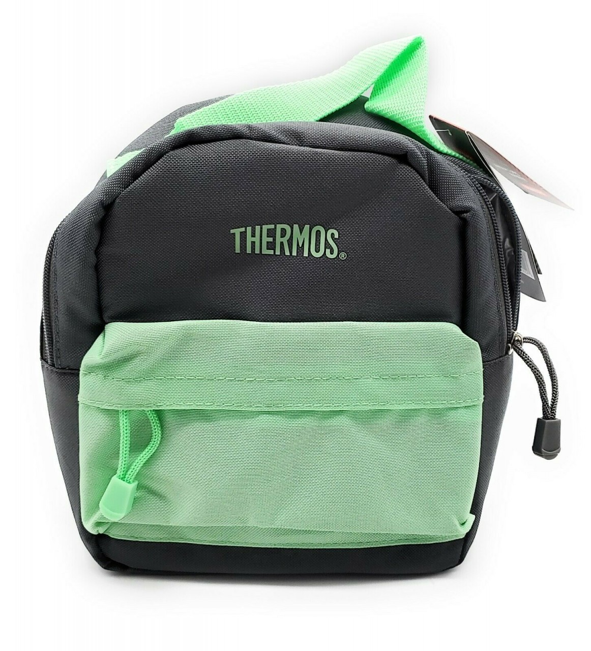 Thermos Insulated Lunch Kit Bag Gray & Green