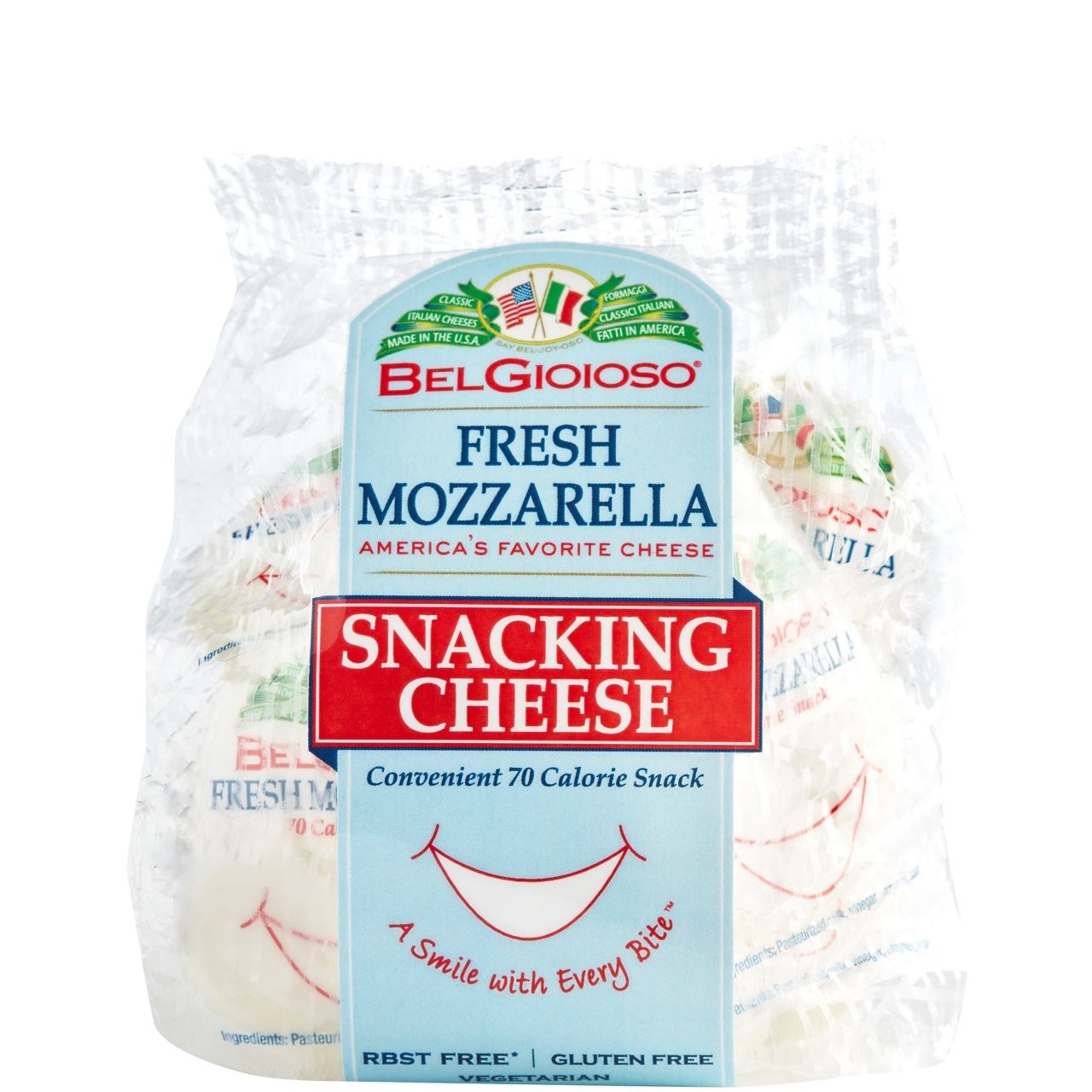 BELGIOIOSO MOZZARELLA CHEESE SNACK 6oz