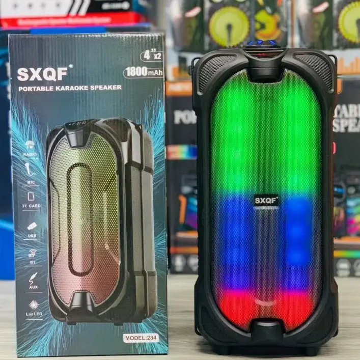 HIFI SXQF 6.5" SPEAKERS LED WITH MIC