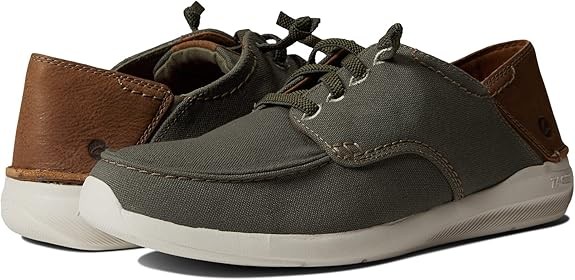 Clarks Mens Gorwin Lace : Olive Textile