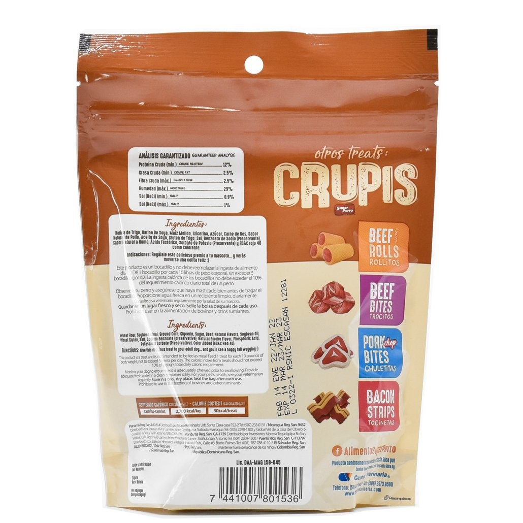 CRUPIS MEAT BONES 170g