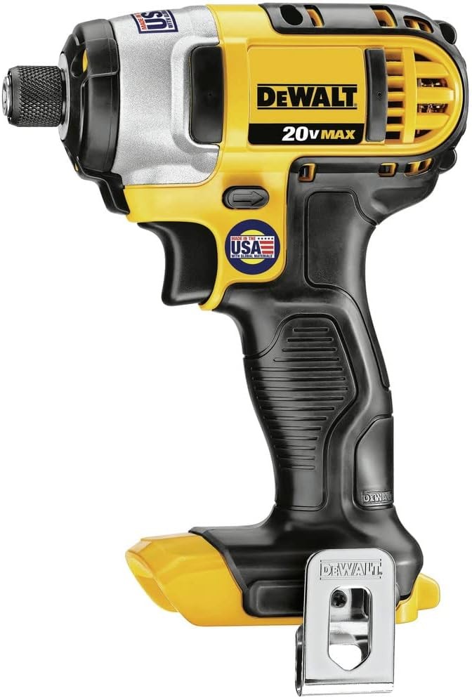 DEWALT 20V MAX Impact Driver Kit, 1/4-Inch, Battery and Charger Included (DCF885C1)