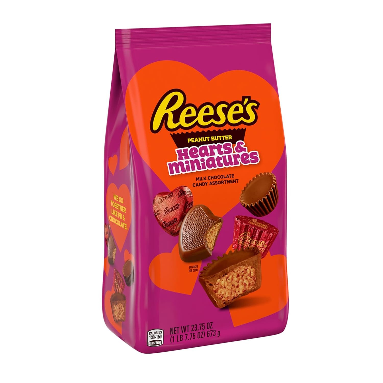 REESES PEANUT BUTTER HEARTS MINI 23.75oz