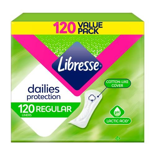 LIBRESSE PANTYLINERS 120’S