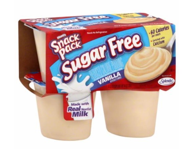 SNACK PACK PUDDING VANILLA SF 368g