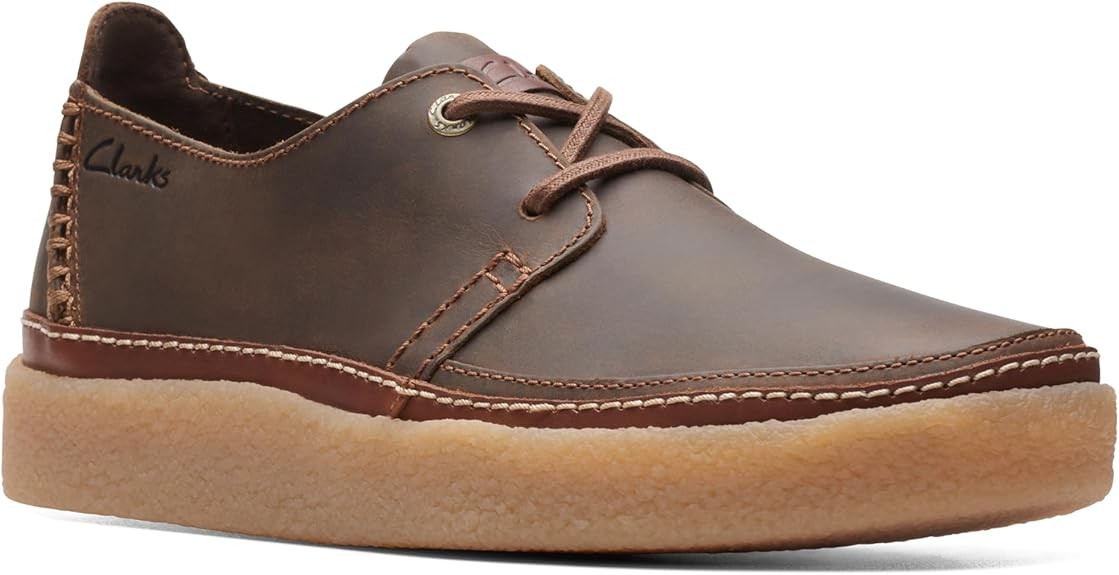 Clarks Mens Oakpark Lace : Beeswax Leather