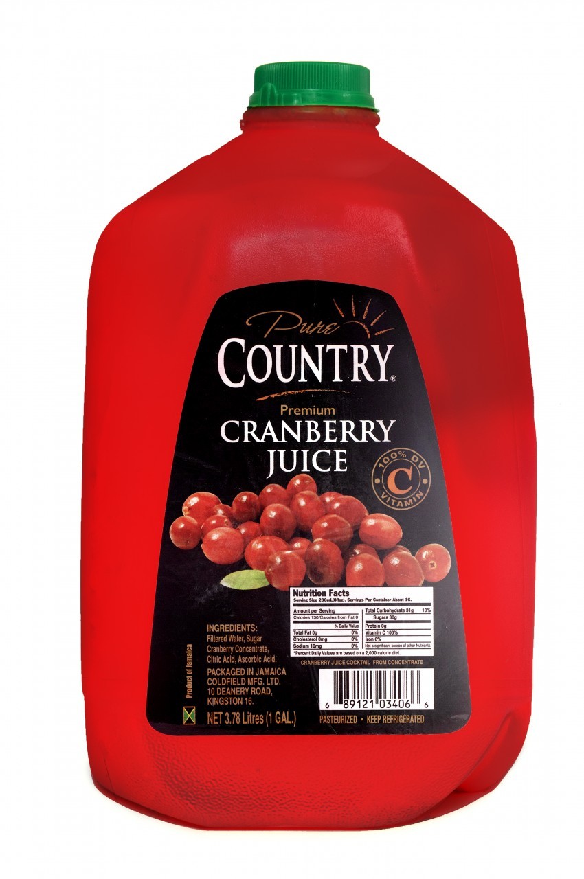 PURE COUNTRY CRANBERRY 3.78L