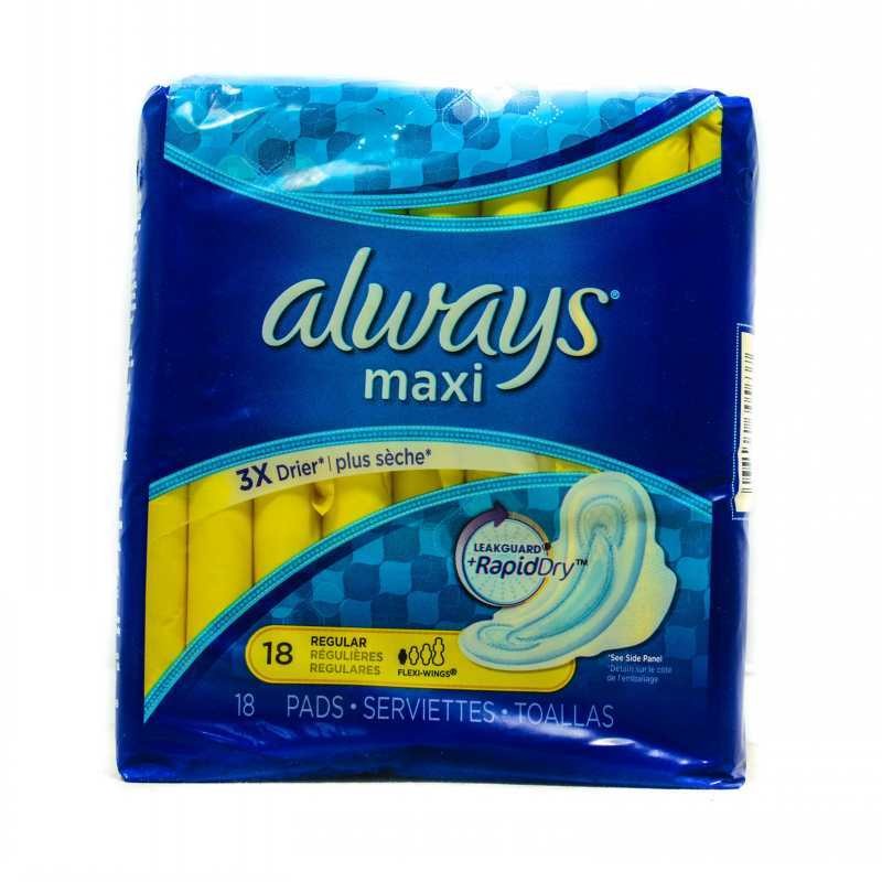 ALWAYS MAXI REGULAR 18