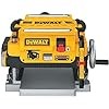 DEWALT Planer, Thickness Planer, 13-Inch, 3 Knife for Larger Cuts, Two Speed 20,000 RPM Motor, Corded (DW735)