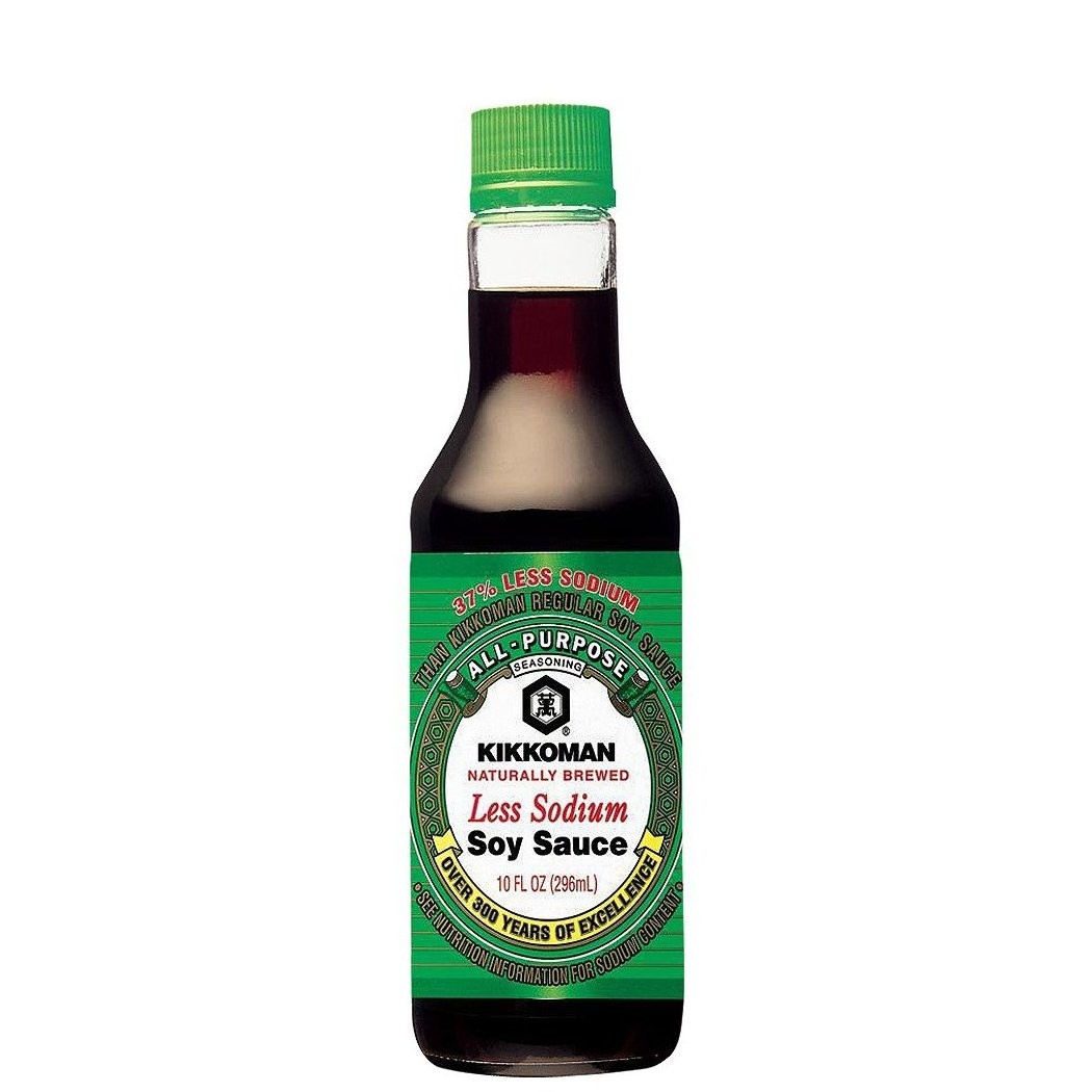 KIKKOMAN SOY SAUCE LESS SODIUM 10oz