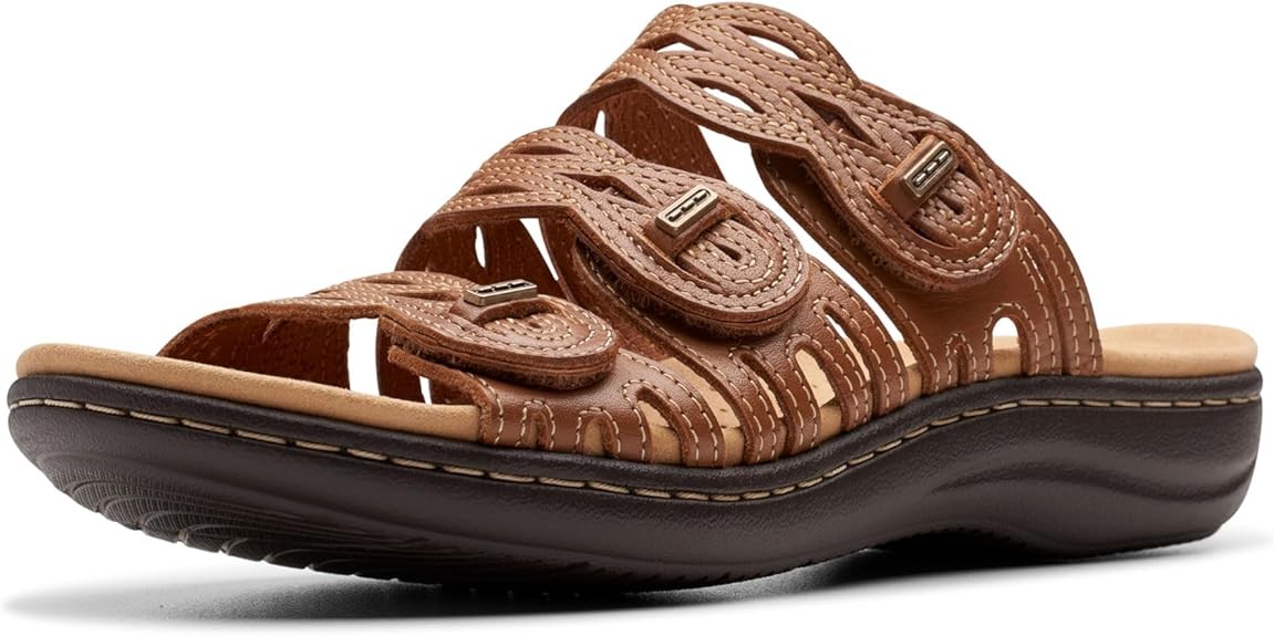 Clarks Womens Laurieann Ruby : Tan Leather