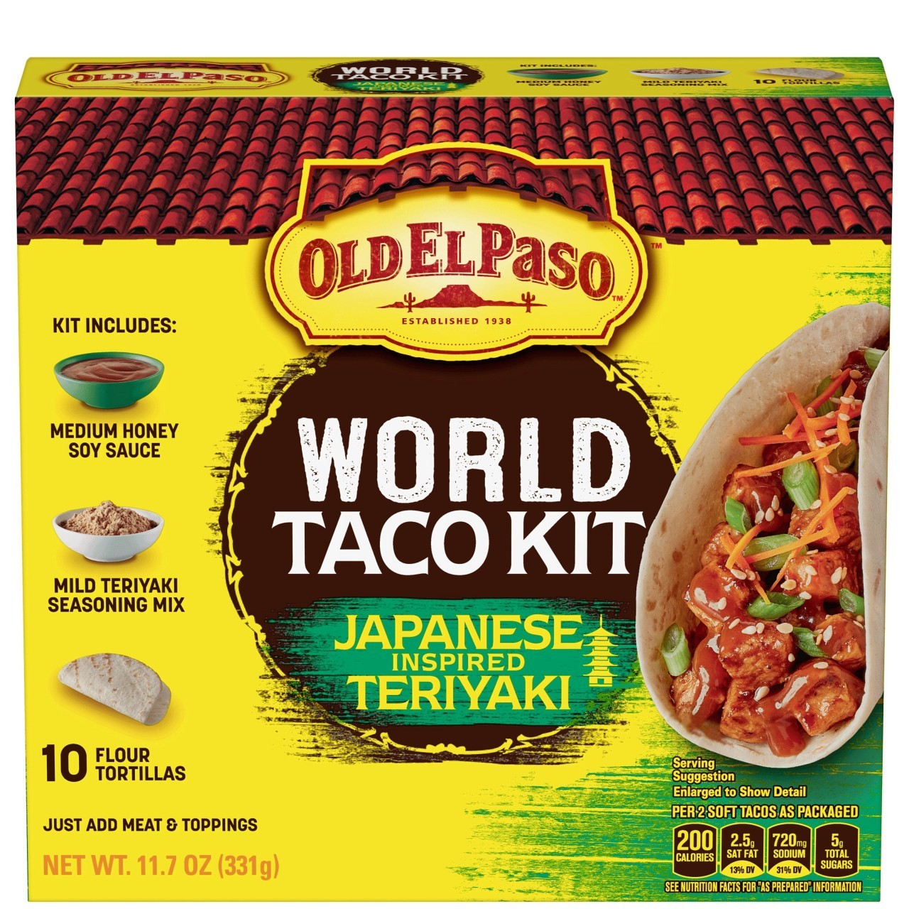 OLD EL PASO TACO KIT JAPANESE 332g