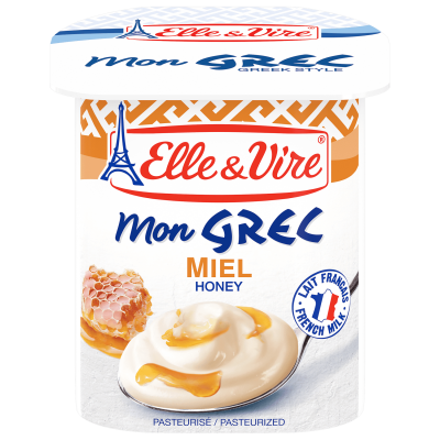 ELLE & VIRE MON GREC HONEY YOGURT 125G