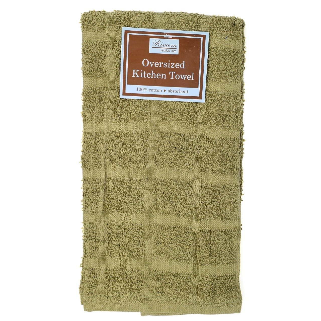 RIVIERA KITCHEN TOWEL RICE WEAVE 1ct