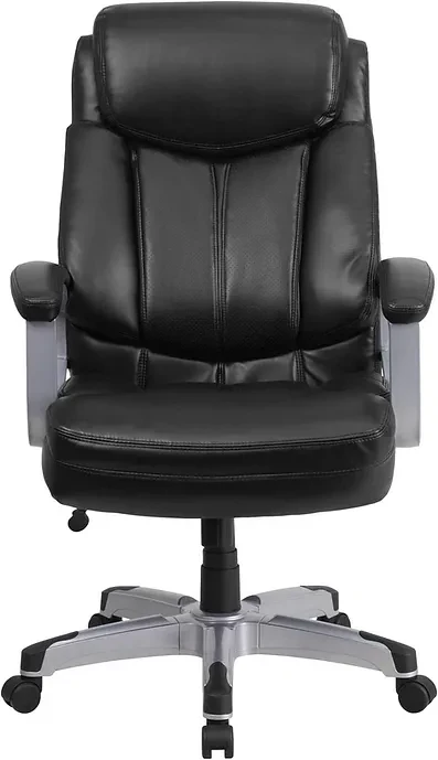 Flash Furniture HERCULES Series Big & Tall 500 lb. Rated Black LeatherSoft Executive