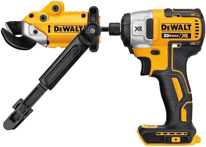 DEWALT Metal Shear/Cutter Drill Attachment (DWASHRIR) and Wiss 12" Folding Tool (WF12)