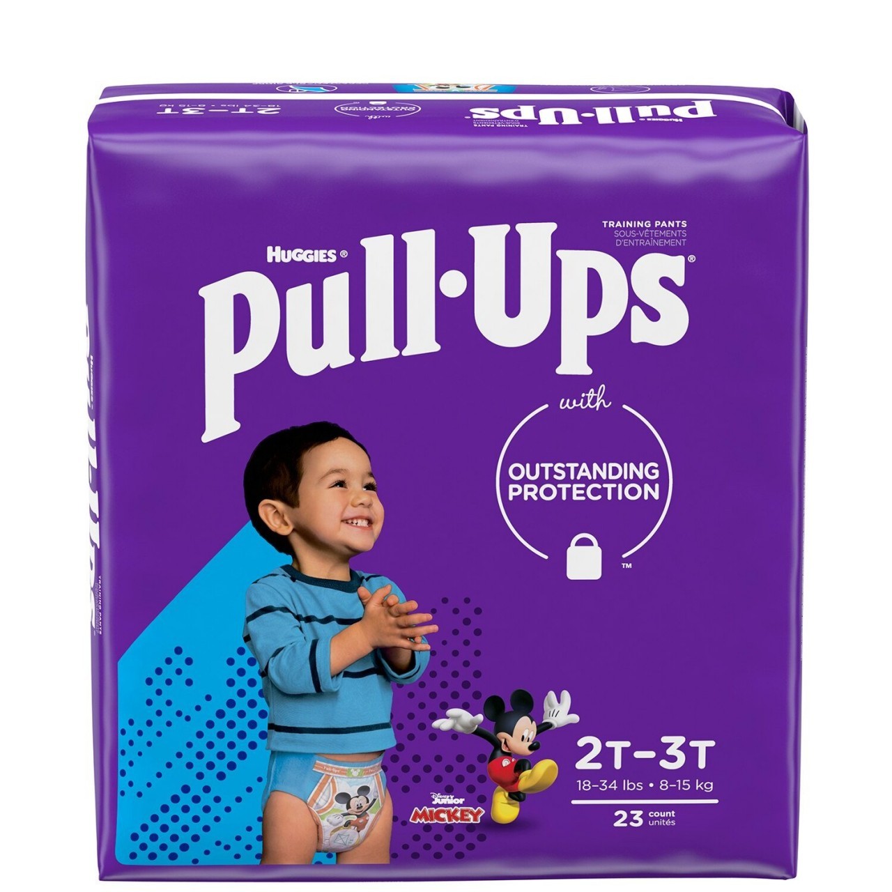 HUGGIES PULLUPS 2T-3T BOY 23s