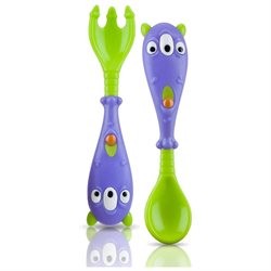 Nuby Monster Ser Fork & Spoon