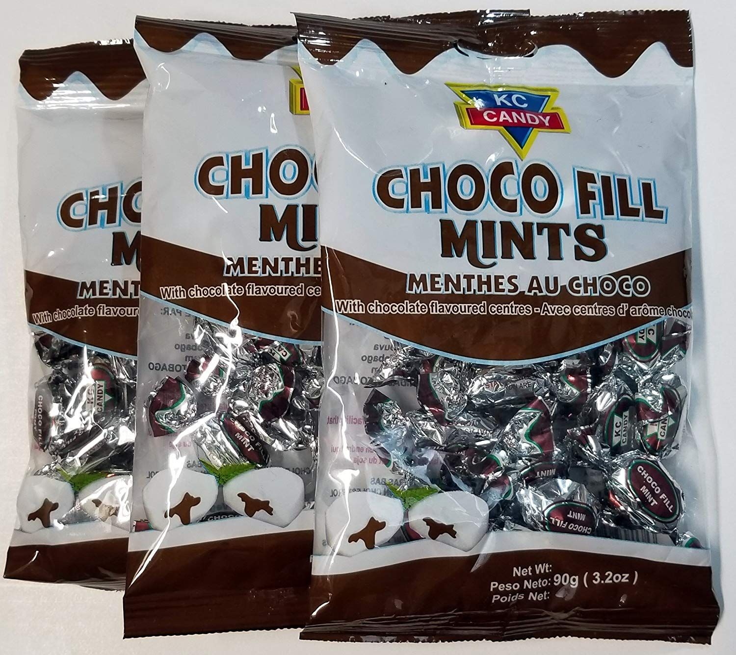 KC CHOCOLATE CENTER MINT 90G